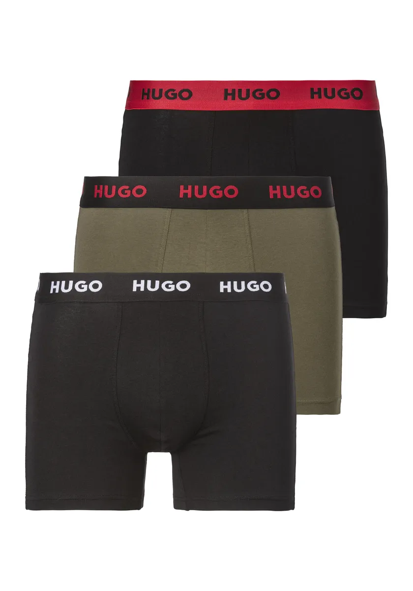 

Боксеры HUGO Underwear "BOXERBR TRIPLET PACK" (3 шт. в упаковке, 3 шт. в упаковке), с этикеткой HUGO на поясе, цвет Open Miscellaneous972