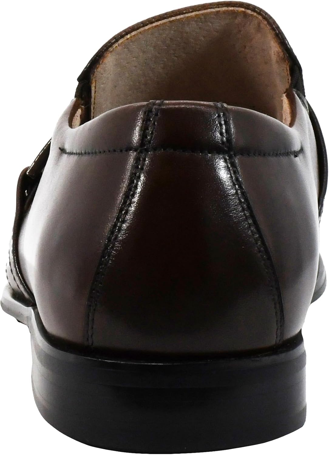 Мужские лоферы STACY ADAMS Beau Moc Toe с пряжкой без шнуровки, коричневый — фото 3