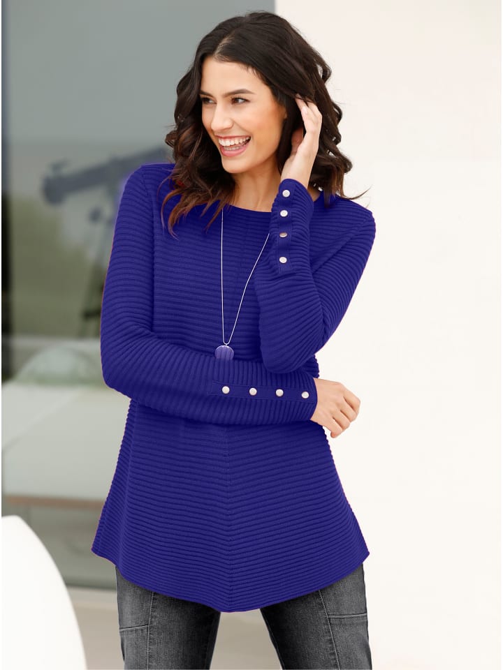 

Свитер с круглым вырезом королевского синего цвета WITT WEIDEN