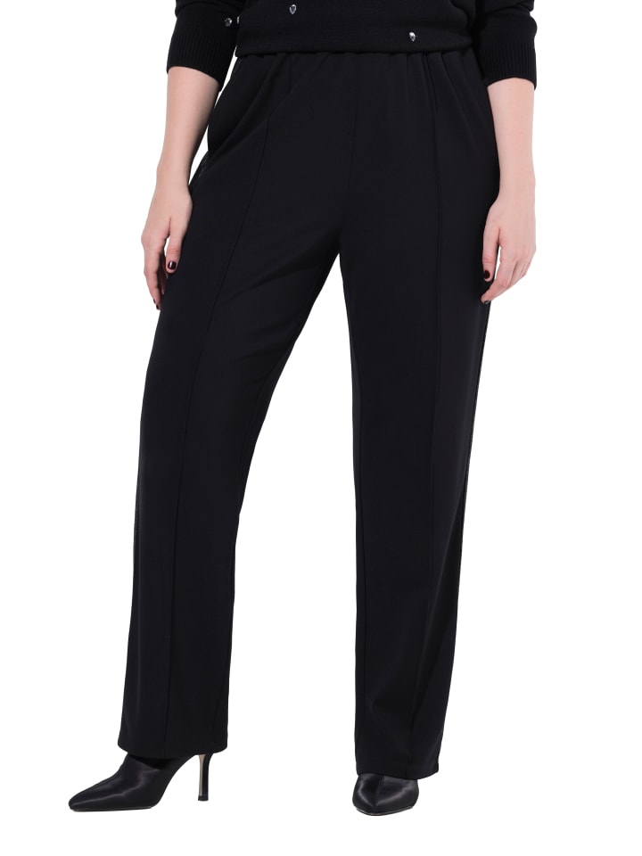 

Ulla Popken Черные брюки без шнурков