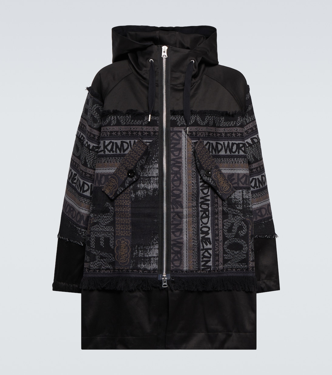 

Жаккардовая куртка X Eric Haze Sacai, черный