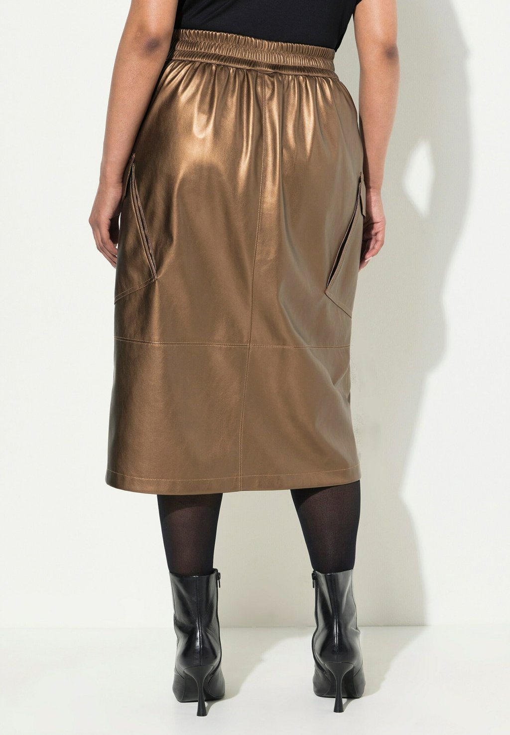 

Юбка с запахом LOOK Ulla Popken, бронза