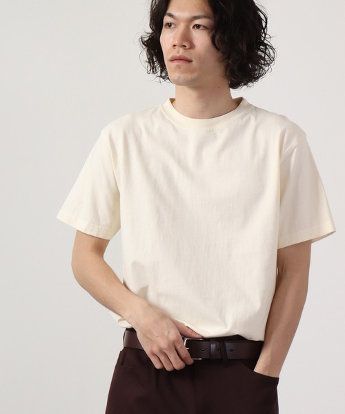 

Футболка с коротким рукавом, пигментный краситель, бренды KONGOW и FUNALIVE, цвет слоновая кость