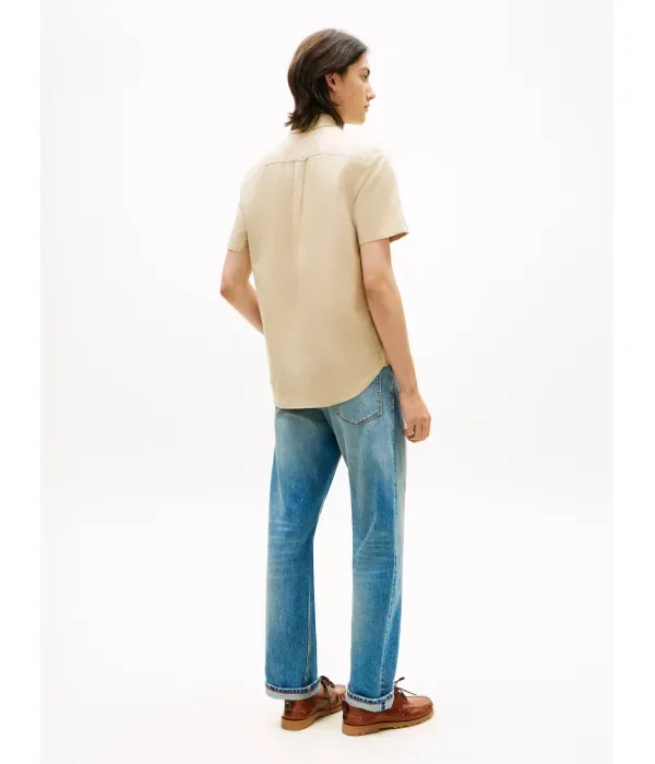 Рубашка regular fit Tommy Hilfiger, бежевый — фото 3