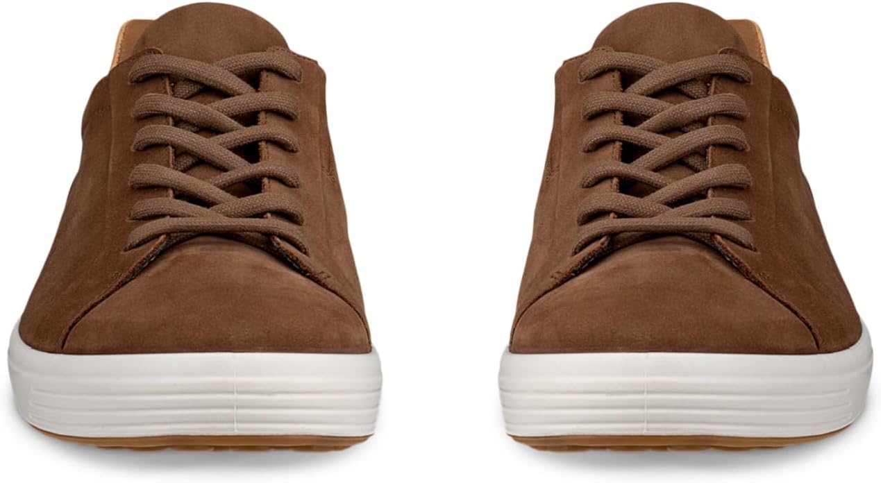 Мужские мягкие слипоны ECCO Soft 7 Easy, Cocoa Brown/Cashmere — фото 2