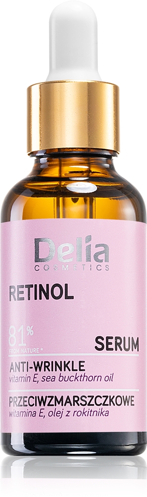 

Сыворотка против морщин с ретинолом для лица, шеи и груди Delia Cosmetics, 30 мл