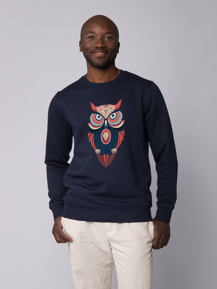 

Толстовка wat Apparel Colorful Owl, темно-синий