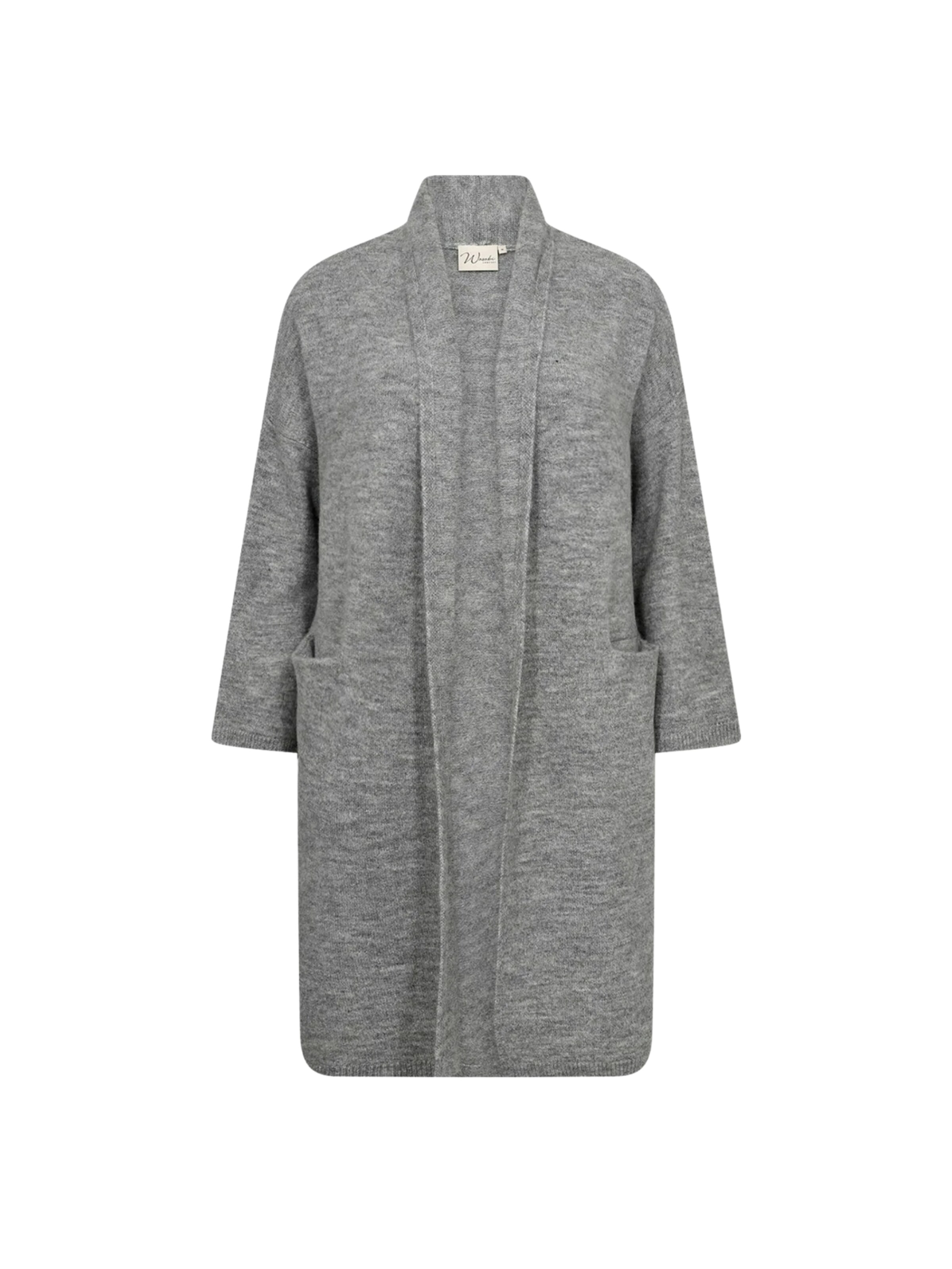 

Wasabi Concept Вязаный кардиган 'Tonja' в крапчатом сером