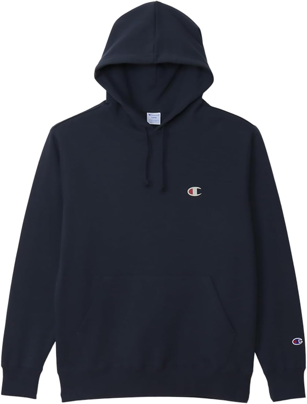 

Мужская толстовка с длинным рукавом Champion C3-A127 из флиса и хлопка с логотипом USA Script, базовая модель, темно-синий