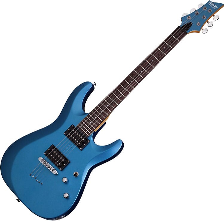 

Электрогитара Schecter C-6 Deluxe Electric Guitar Satin Metallic Light Blue