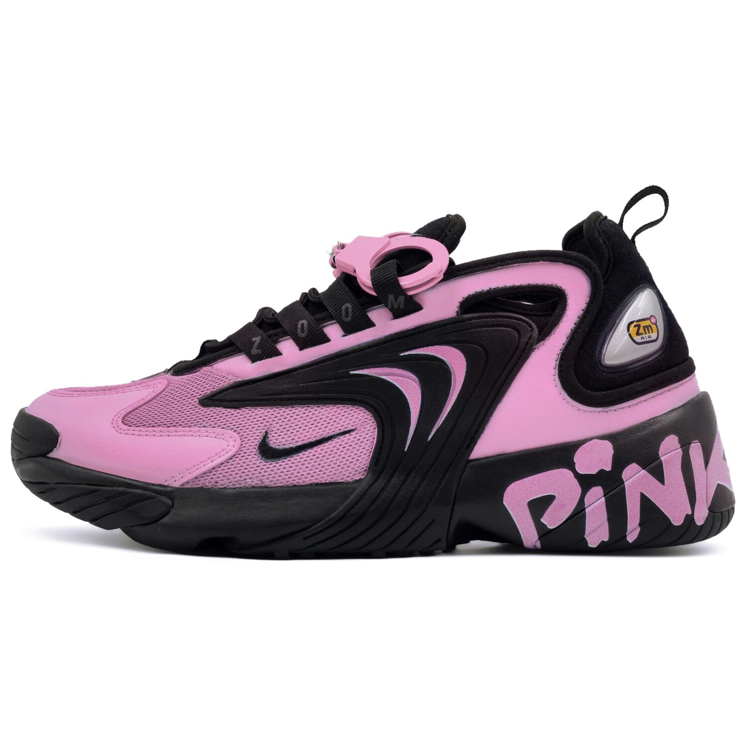 

Кроссовки Nike Zoom 2K Chunky Sneakers Unisex Low-top Pink/Black/Yellow/Silver, белый