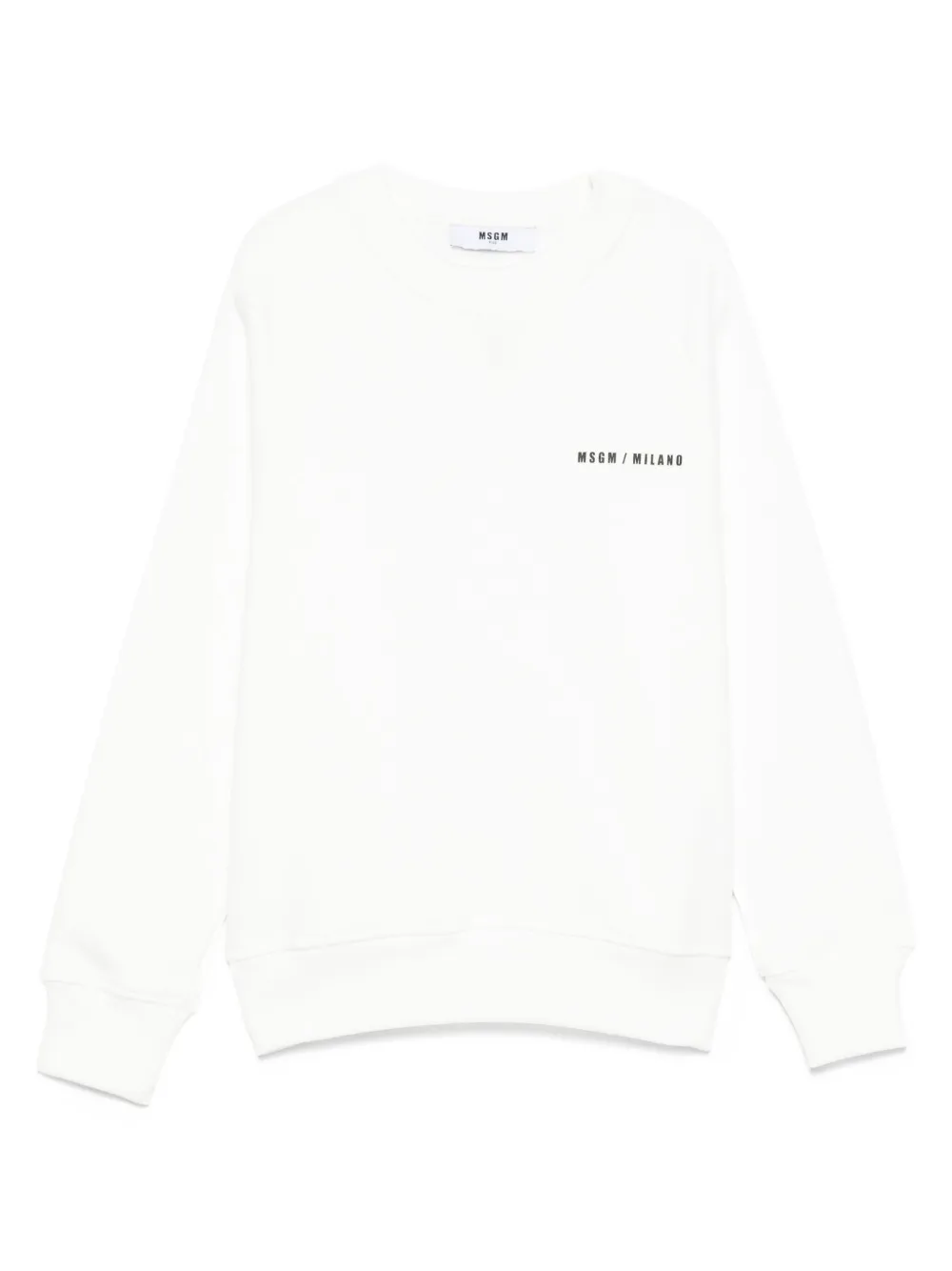 

Толстовка с логотипом MSGM Kids, белый