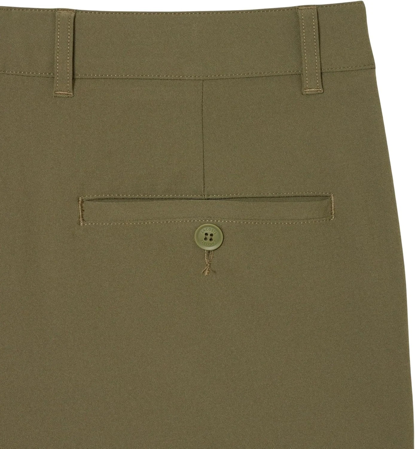 Шорты для гольфа Lacoste Men's Ultra Dry, оливковый — фото 3
