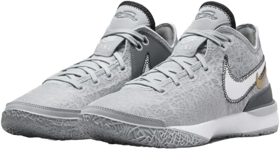 Мужские кроссовки Nike Zoom Lebron NXXT Gen, белый/черный/серый — фото 2