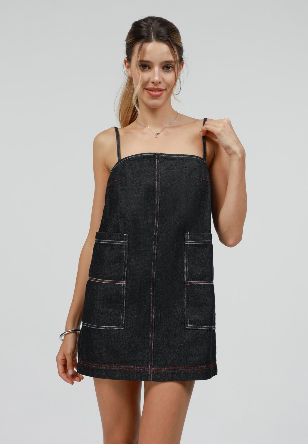 

Джинсовое платье Even&Odd, цвет Washed Black