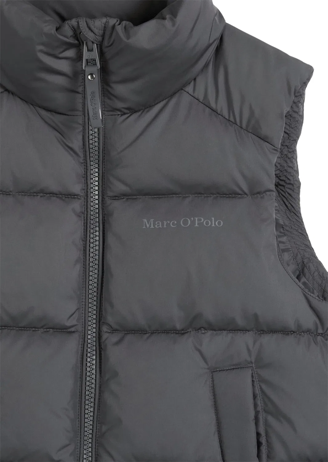 Стеганая жилетка из переработанного полиэстера Marc O'Polo, mid grey denim — фото 3