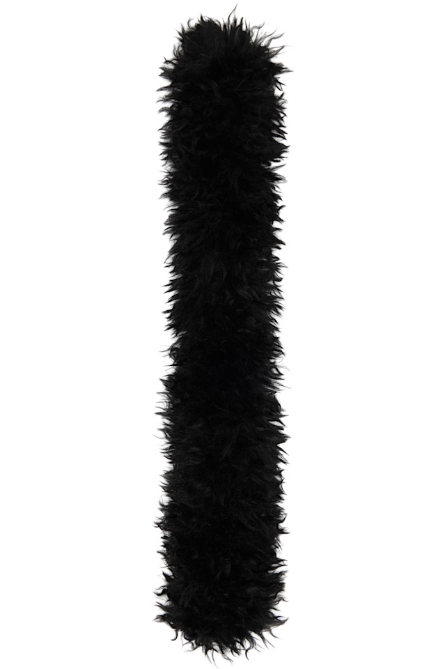 

Шарф из искусственного меха Anna Sui, черный