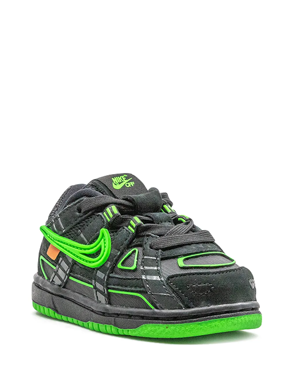 Кроссовки Dunk из коллаборации с Off White Nike Kids, черный — фото 2