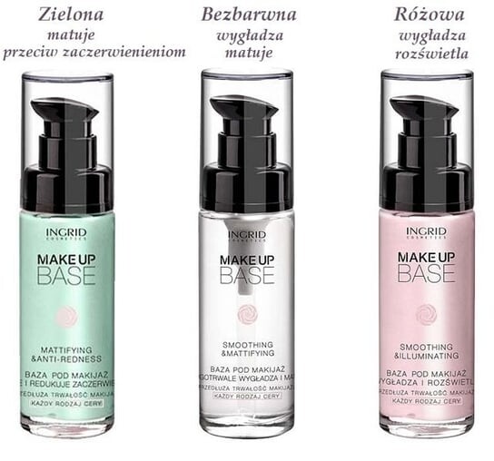 Разглаживающая и матирующая основа под макияж, 30 мл Ingrid, Make-Up Base — фото 2