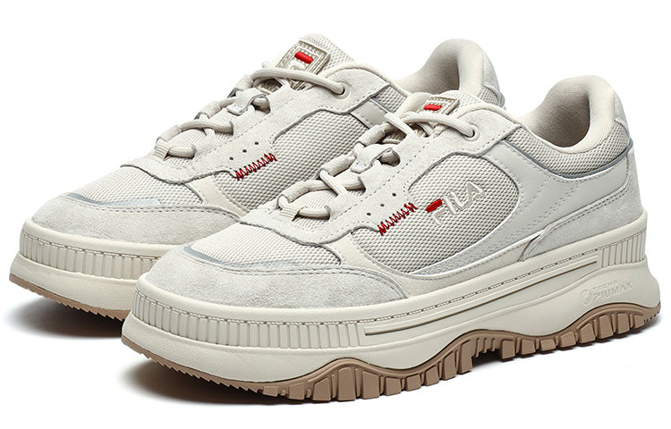 Кроссовки (WMNS) Fila Fusion Ollie 'Cream Grey' — фото 2