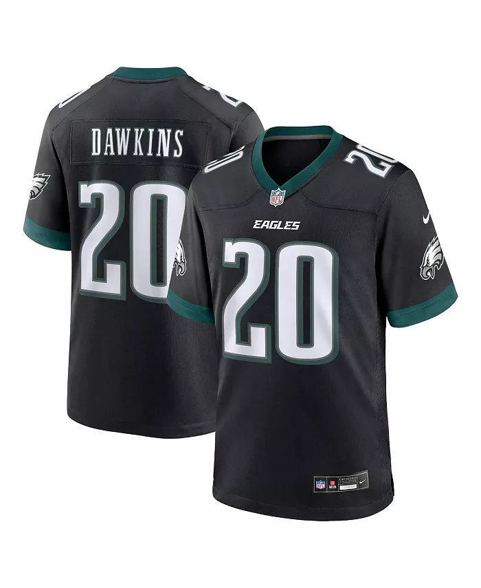 

Мужская альтернативная игровая футболка Philadelphia Eagles Брайана Докинза Nike, черный