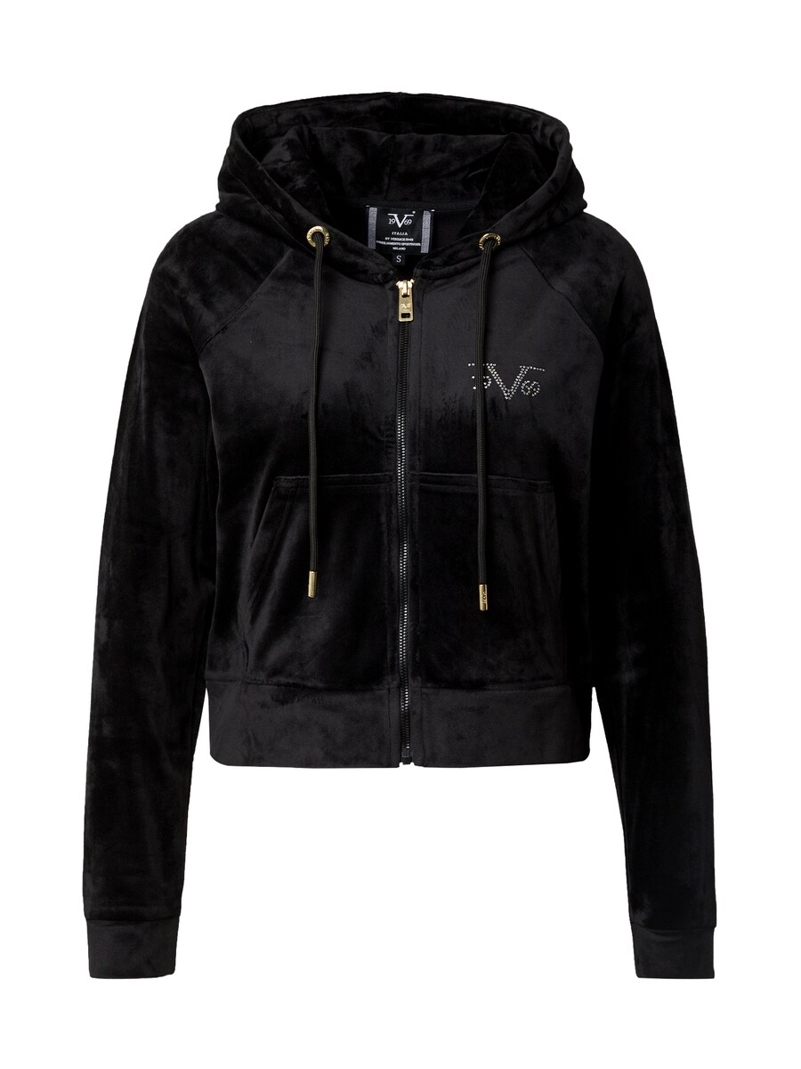 

Толстовка с капюшоном на молнии 19V69 ITALIA Zip-Up Hoodie IVANA, черный