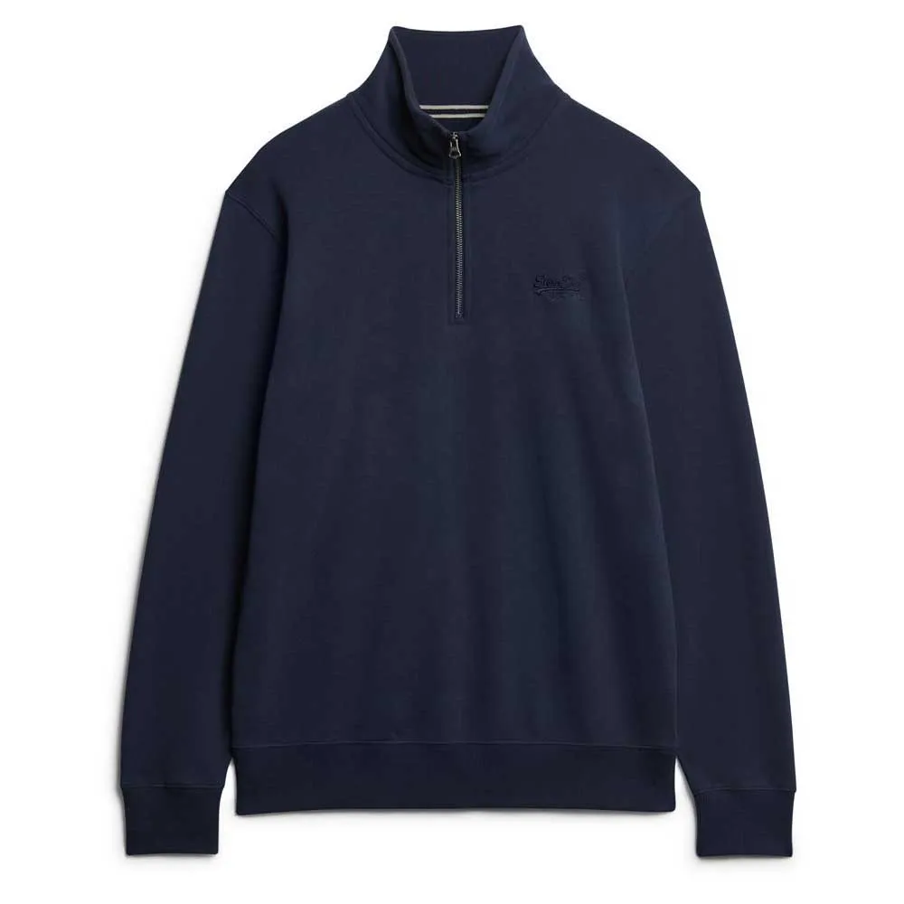 

Толстовка Superdry Essential Logo Henley, синий