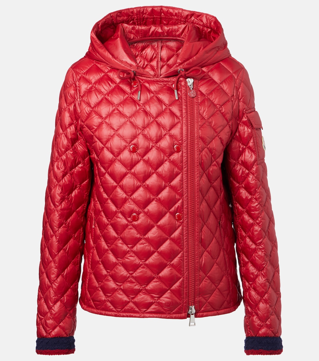

Пуховик Corbelin Moncler, красный