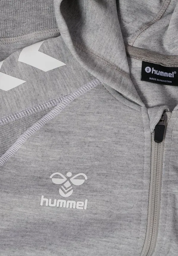 Детская толстовка на молнии hummel hmlmove 2.0, Hummel, Grey Melange — фото 3