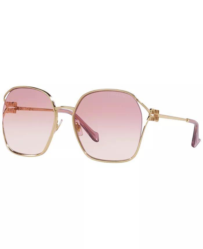 

Женские солнцезащитные очки MIU MIU, золотой