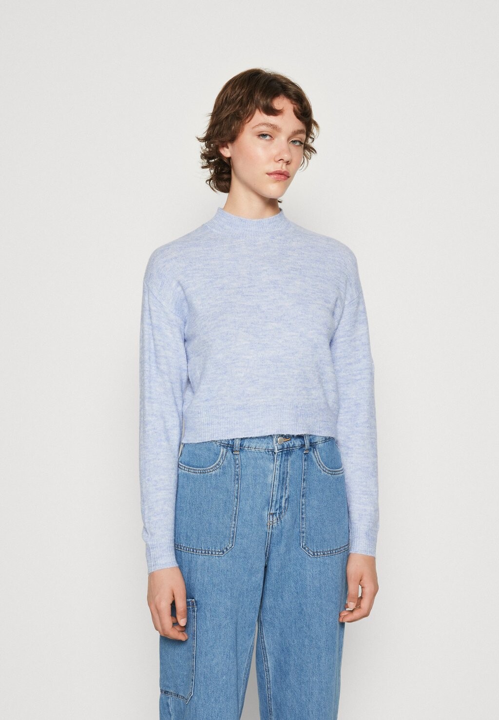 

Свитшот Pieces PCFILA HIGH NECK, цвет grapemist