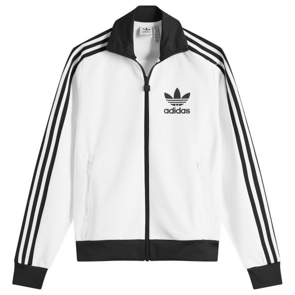 

Beckenbauer трек топ Adidas, белый
