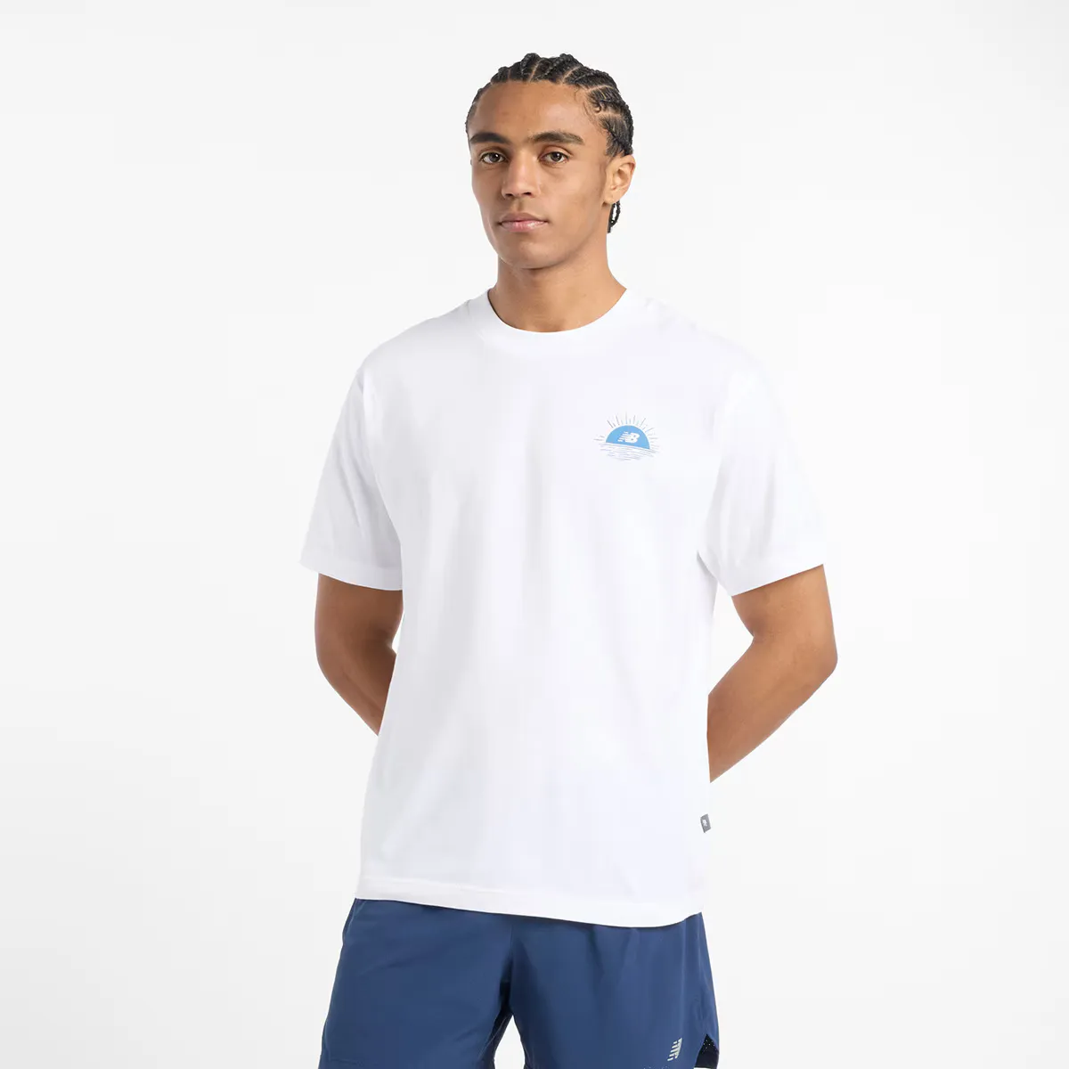

Мужская футболка New Balance MT51923WT, белый