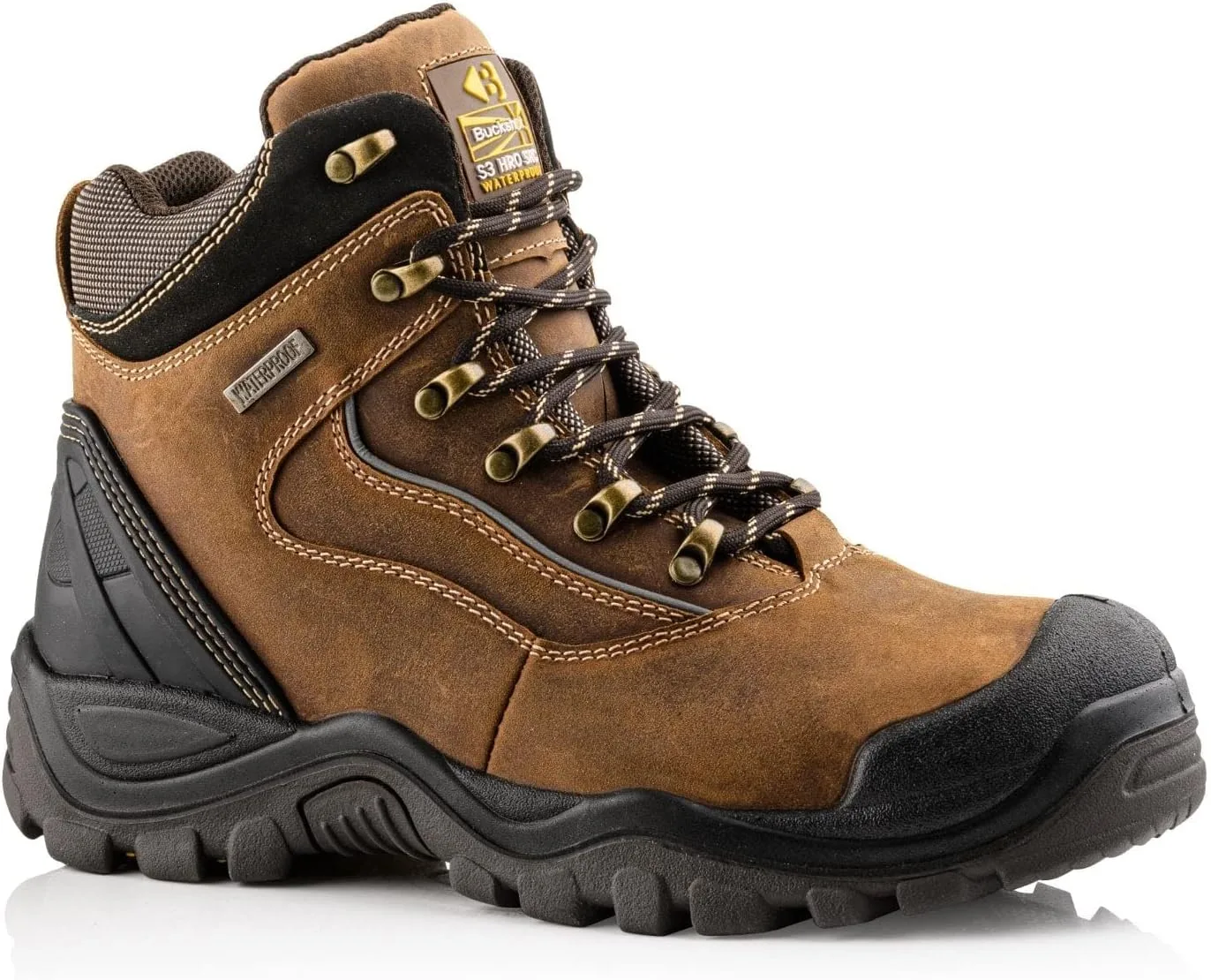 Ботинки Buckler Boots BSH002BR HG S3 + KN Buckbootz, коричневый