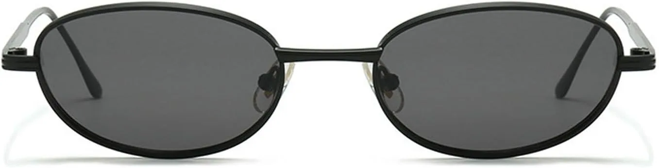 

Laureles Ретро маленькие овальные солнцезащитные очки для женщин, винтажные круглые панк-солнцезащитные очки для мужчин и женщин, модные солнцезащитные очки UV400, C1