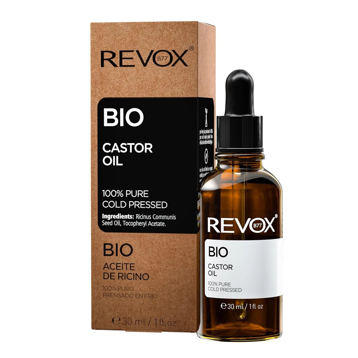 Касторовое масло «100% Castor Oil» от REVOX B77, 30 мл Revox B77