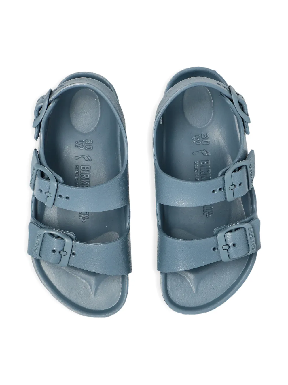 Сандалии Milano с ремешками и пряжкой Birkenstock Kids, синий — фото 3