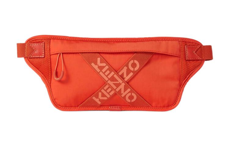 

Kenzo Нейлоновая поясная сумка унисекс, оранжевая