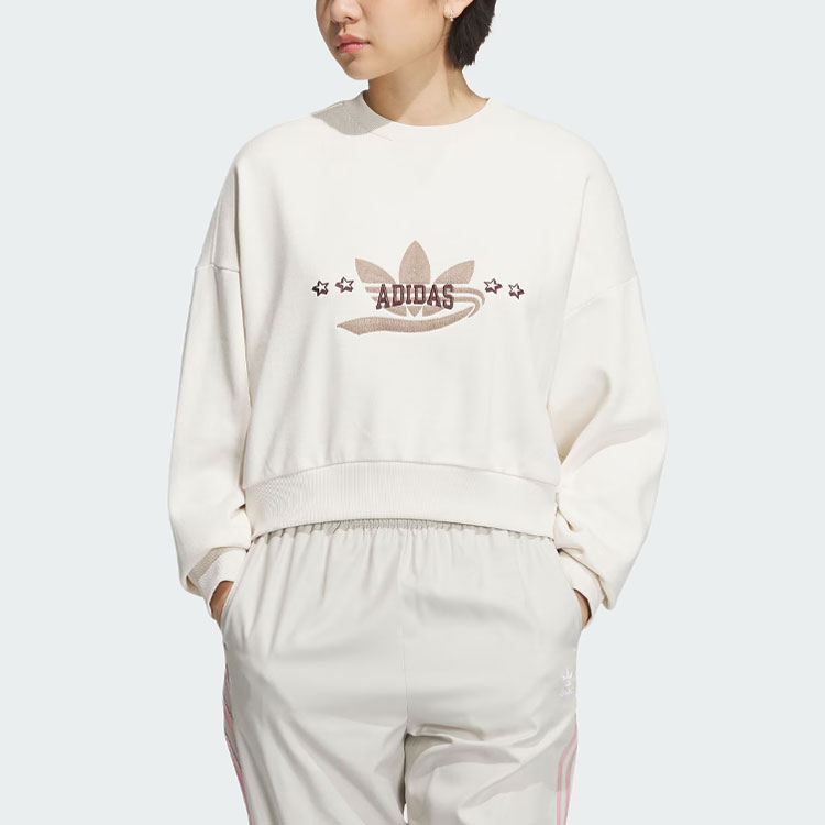 Футболка Trefoil женская розовая белая Adidas Originals, розовый — фото 4