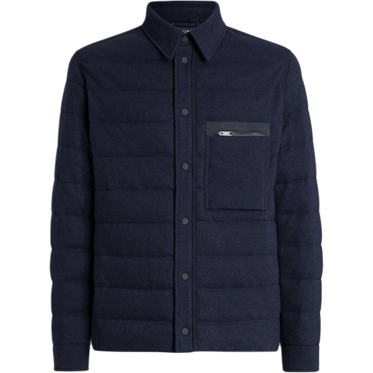 

Ermenegildo Zegna Зимняя куртка Zegna FW24 мужская морская синяя, Marine Blue