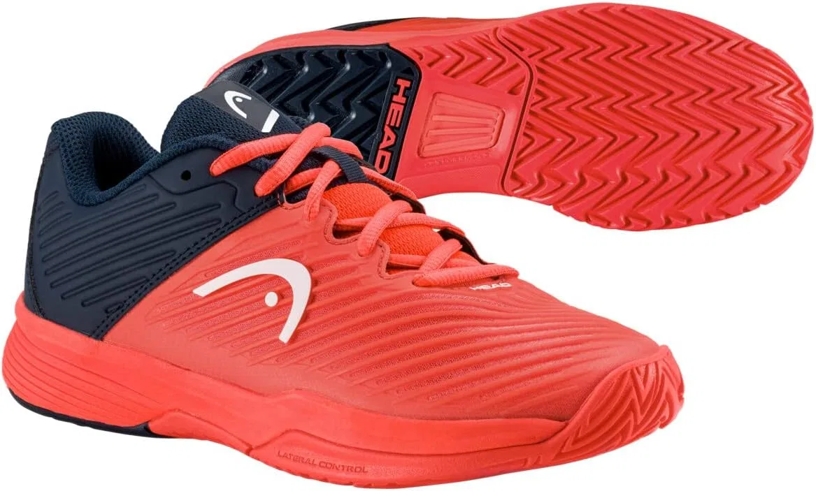 Кроссовки теннисные HEAD Revolt Pro Junior, Blueberry/Fiery Coral