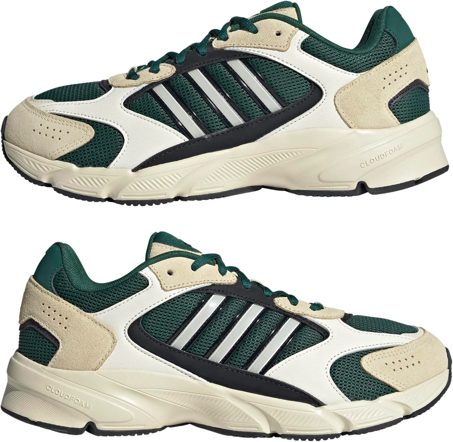 Мужские кроссовки Adidas CrazyChaos 2000, зеленый/бежевый — фото 3