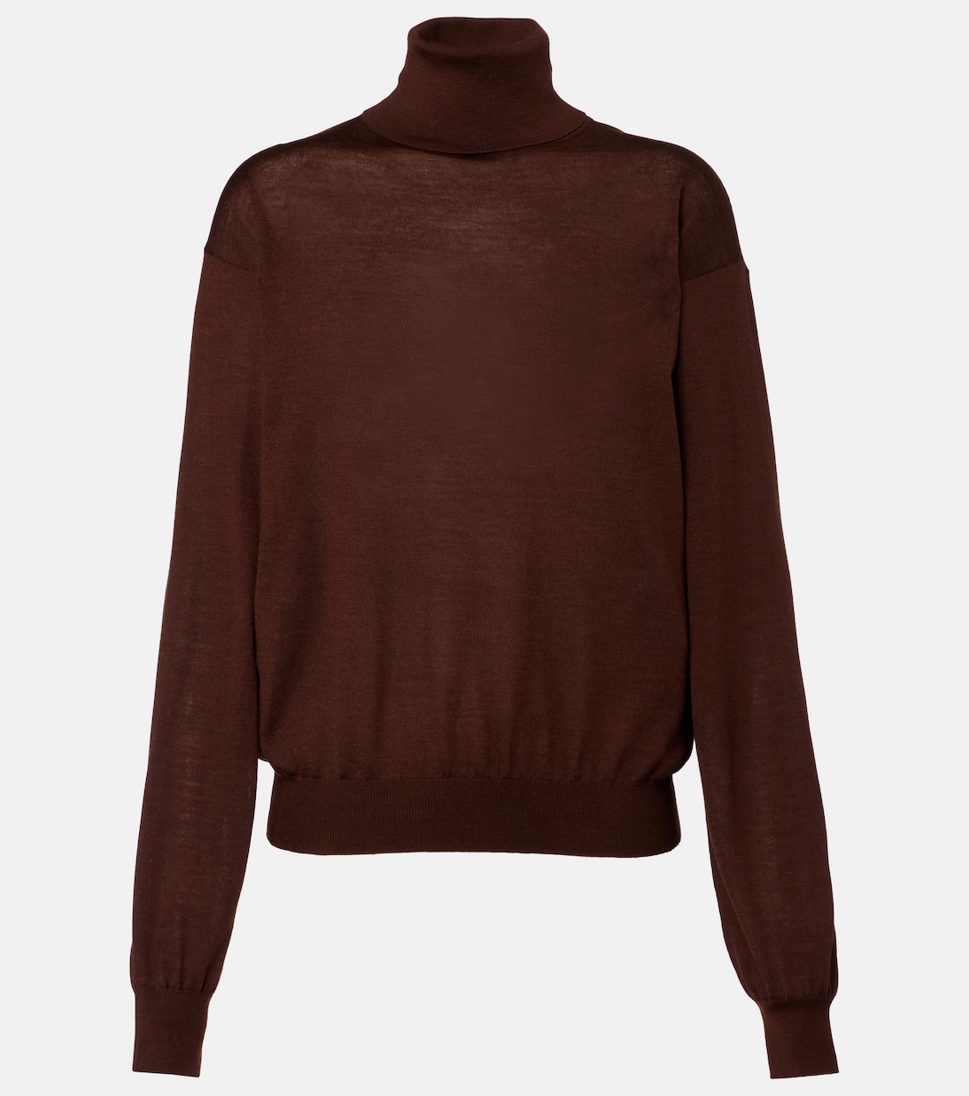 

Кашемировый, шерстяной и шёлковый свитер Saint Laurent, Chocolat