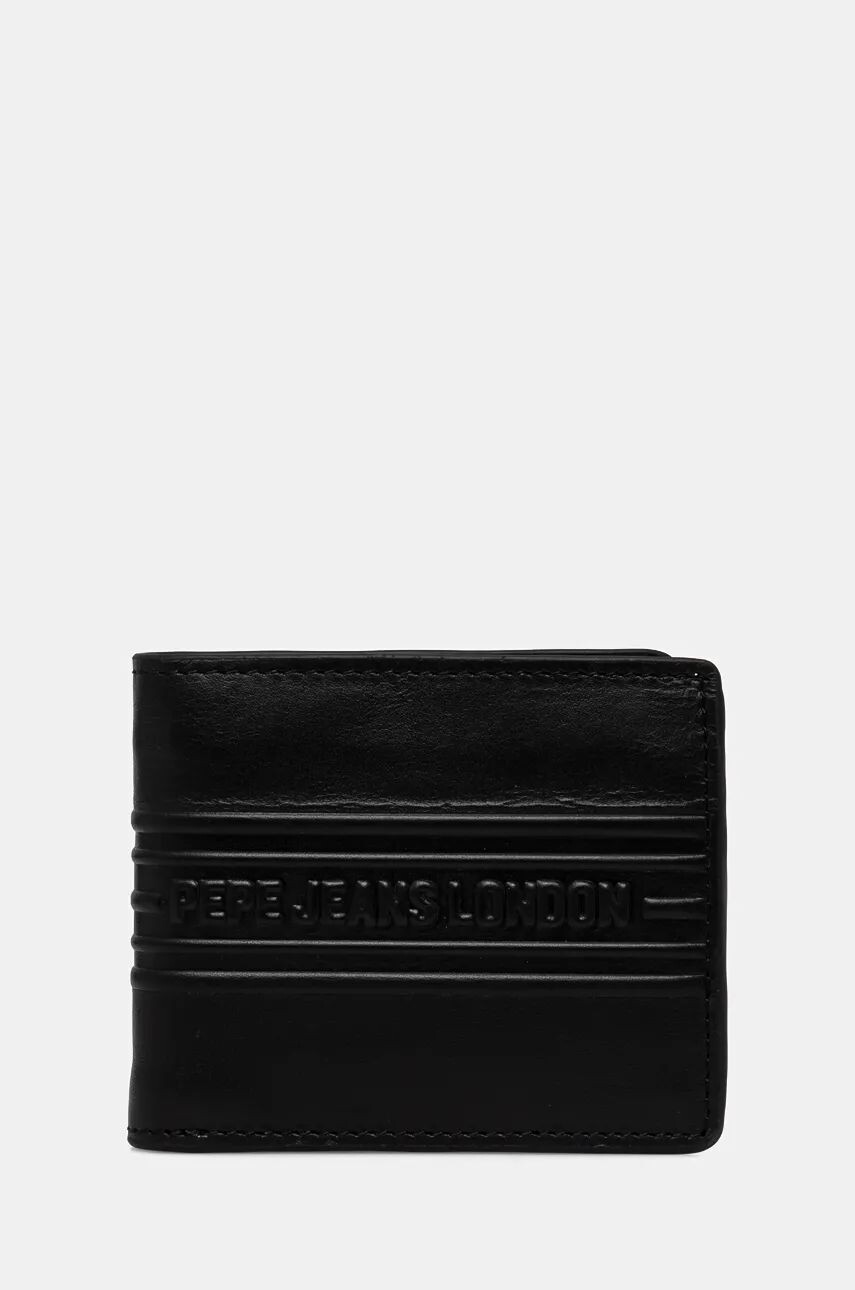 

Кожаный кошелек Pepe Jeans WOLF WALLET, черный