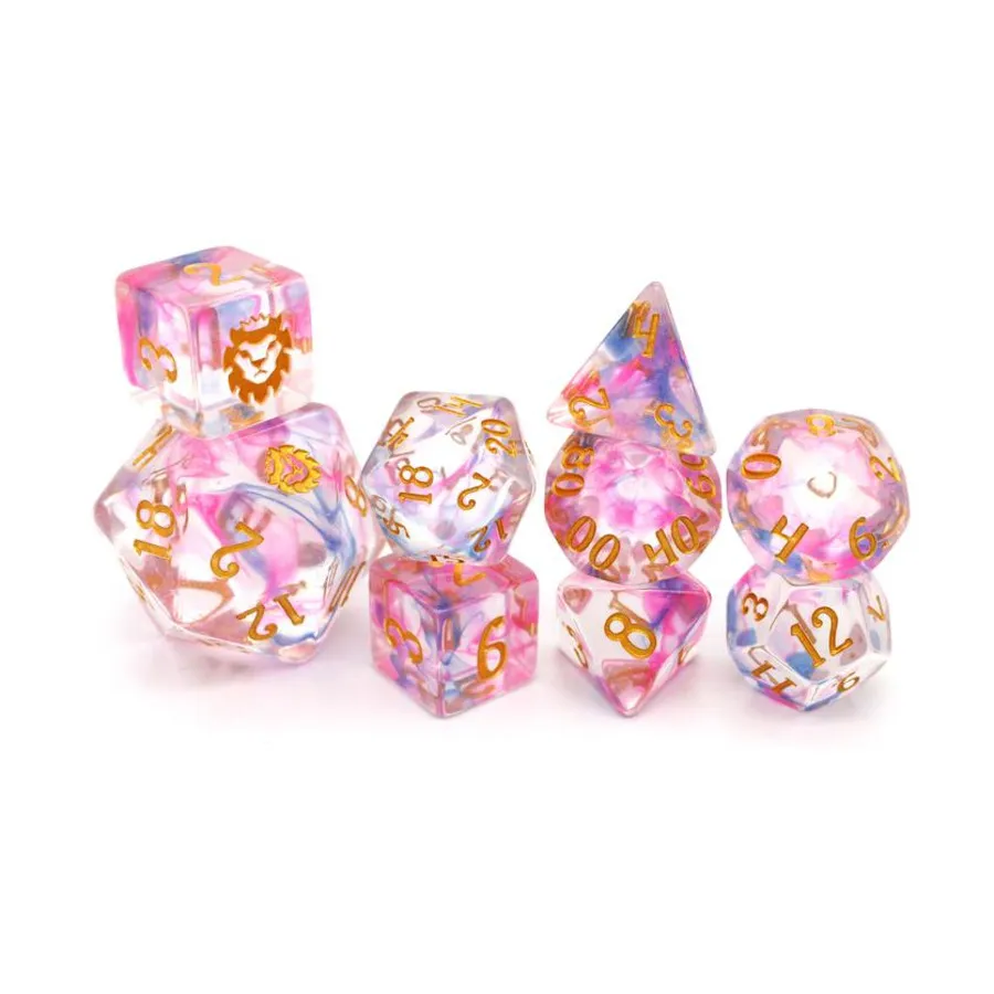 

Набор Poly Set Glitter Bliss с золотом (7), Acrylic Dice (Dice Envy)