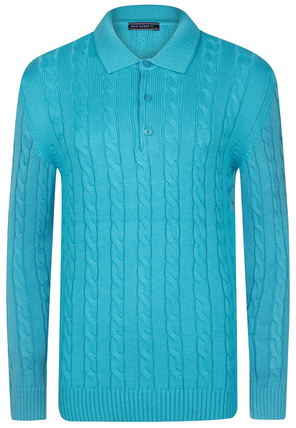 

Джемпер CABLE LONG SLEEVE Felix Hardy, бирюзовый
