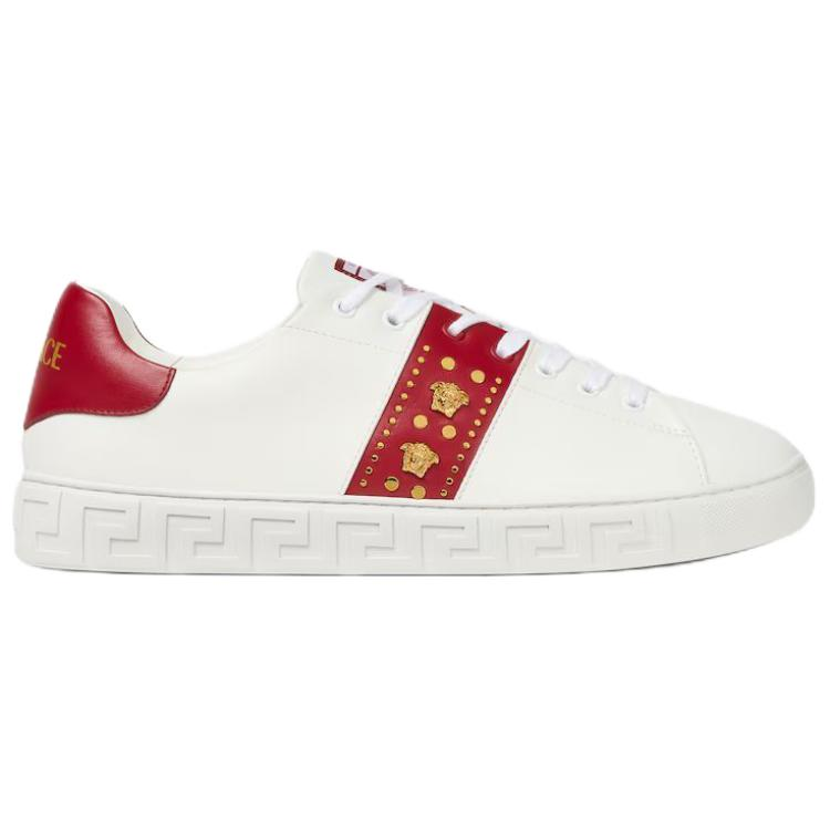 Кроссовки Fan Sizhé Greca Low top для скейтбординга мужские белые VERSACE, белый — фото 3