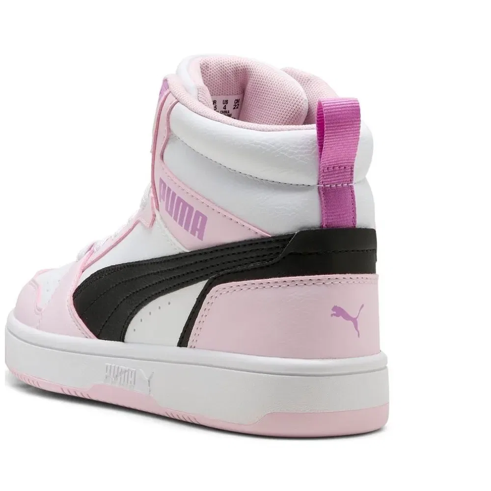 Сникерсы низкие, Rebound V6 Mid JR, Puma, белый — фото 2