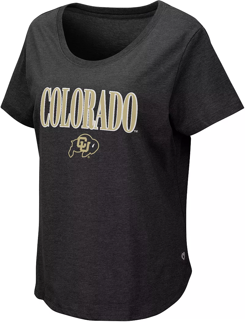 

Женская черная футболка Colosseum Colorado Buffaloes