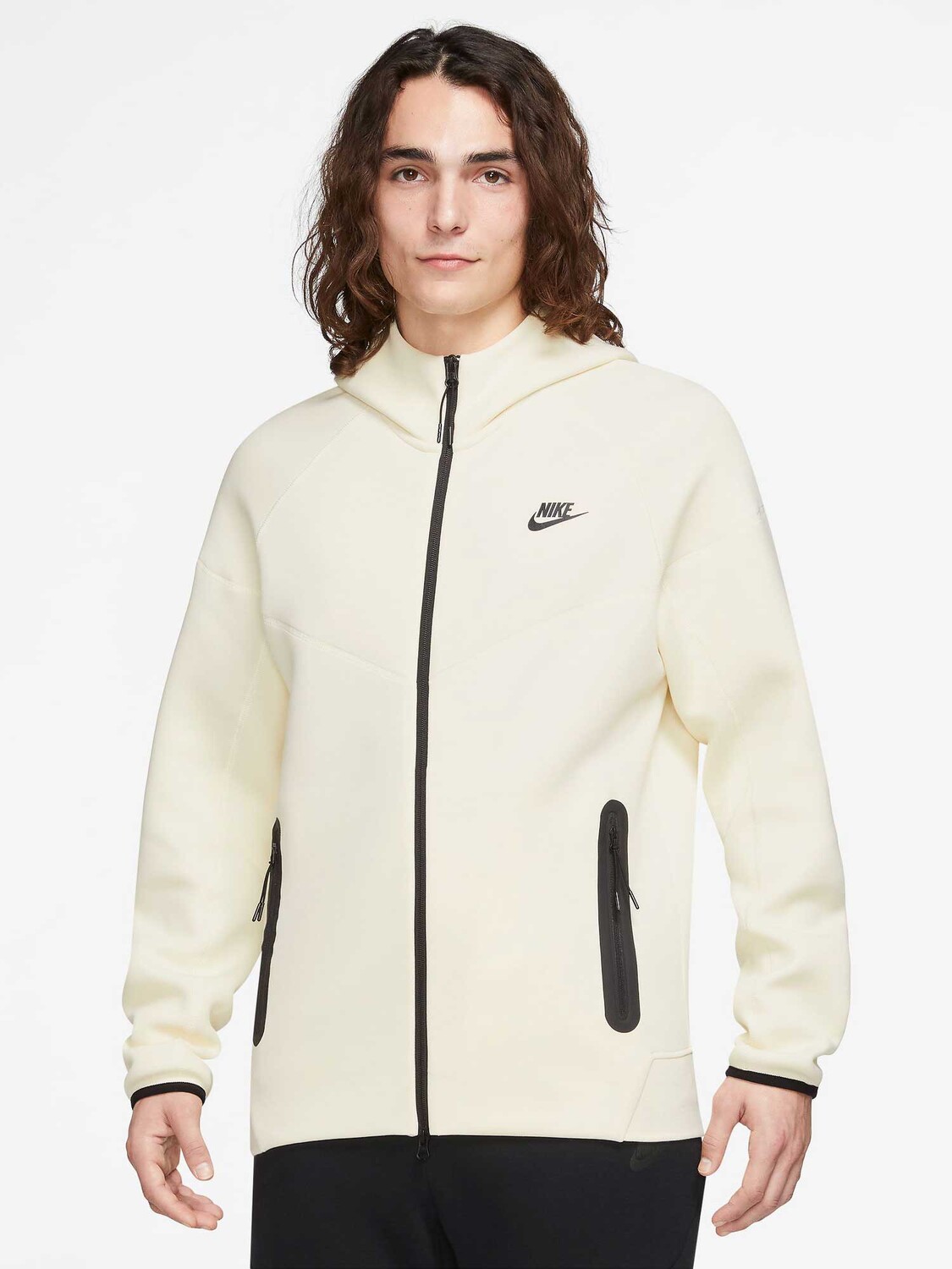 

Толстовка Nike M NK TCH FLC FZ WR HOODIE, белый